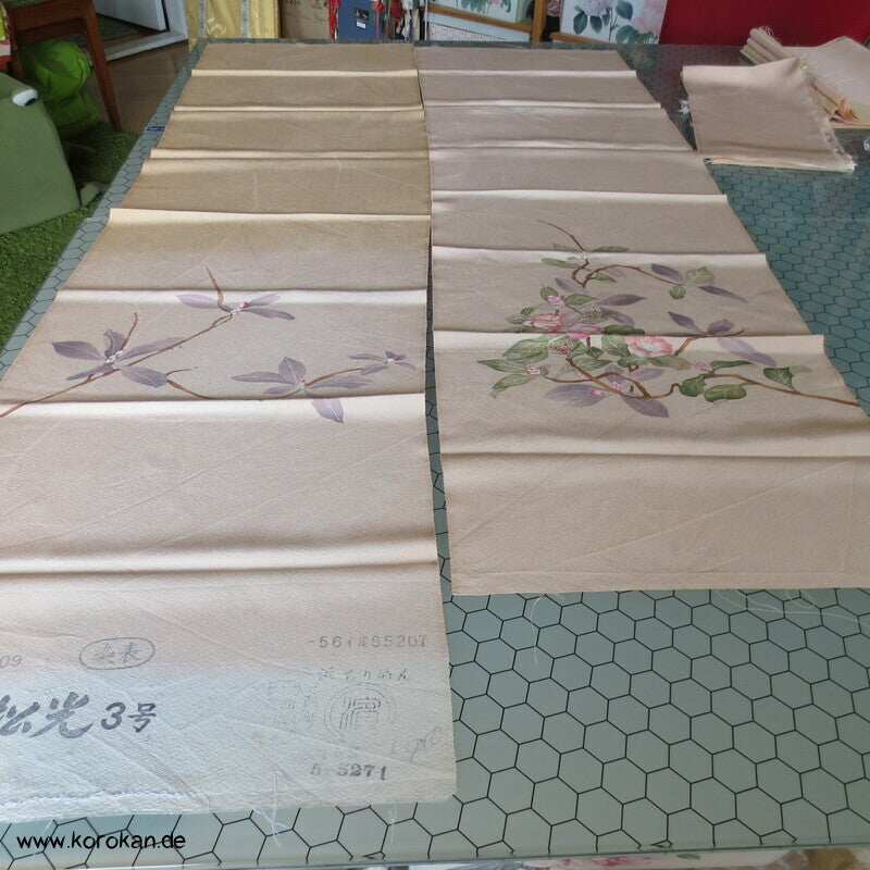 Kamelienbaum Stoffbahnen Seide für Homongi - Karieba