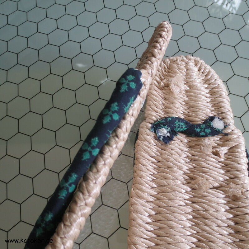 handgefertigte Baumwoll - Zori - FlipFlops - bunt, neu, für zu Hause