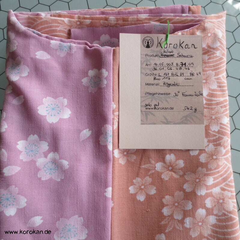 Sakura Crepe Hitoe / Yukata Kimono