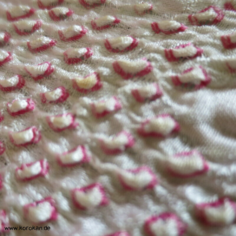 Shibori sakura Shippo Damast Kreisel Obiage