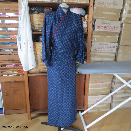 zweiteiliger Kimono, Dochugi + Wickelrock, Polyester