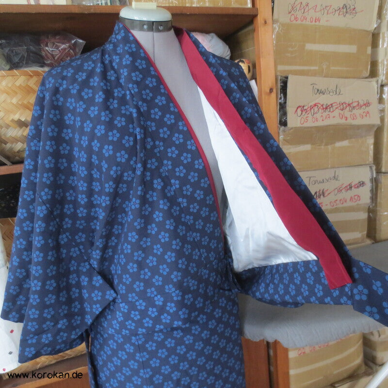 zweiteiliger Kimono, Dochugi + Wickelrock, Polyester