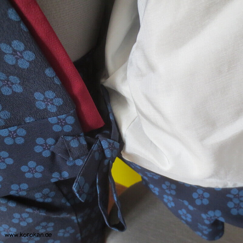 zweiteiliger Kimono, Dochugi + Wickelrock, Polyester
