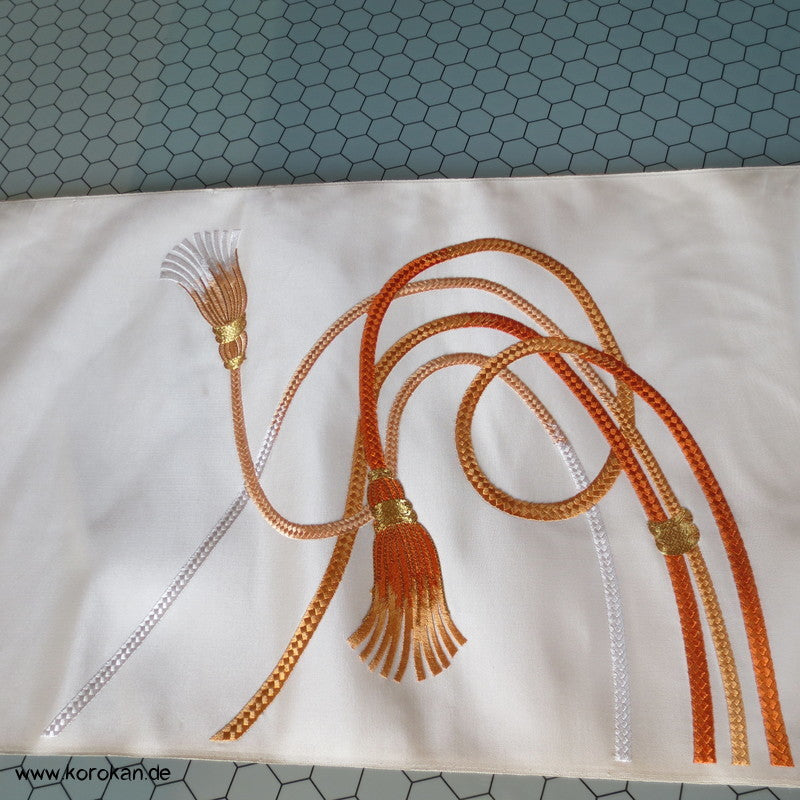 Flechtband Stickerei Nagoya Obi Seide