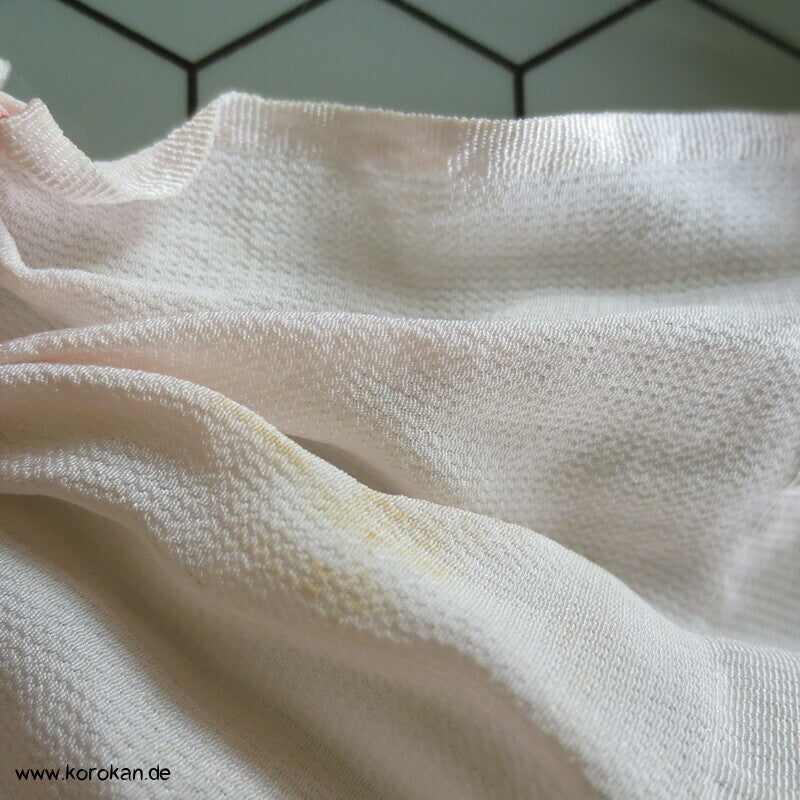 Shibori Spiralen Seiden Obiage