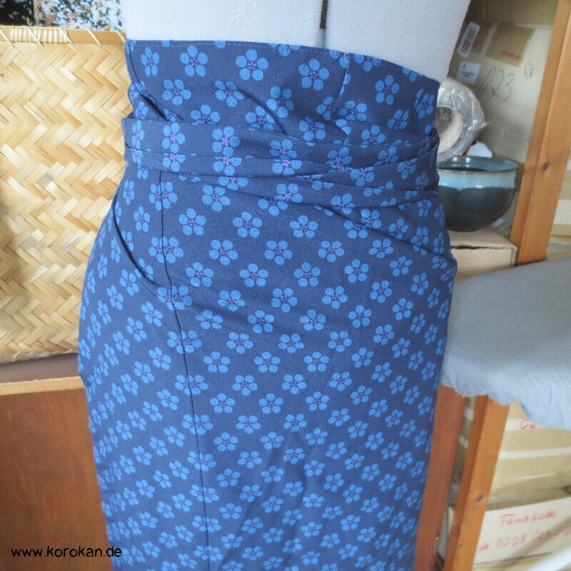 zweiteiliger Kimono, Dochugi + Wickelrock, Polyester