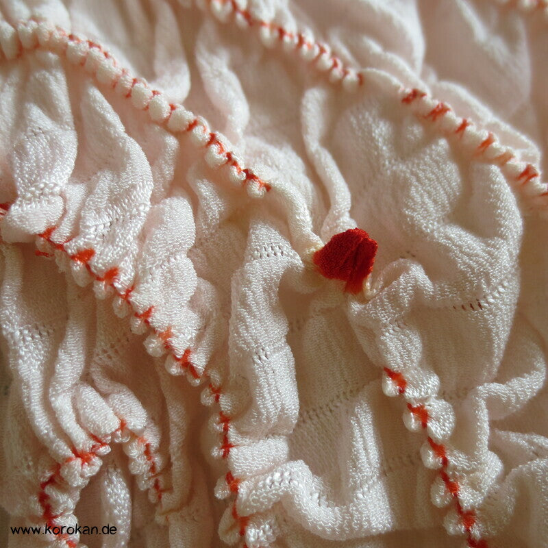 Shibori Spiralen Seiden Obiage