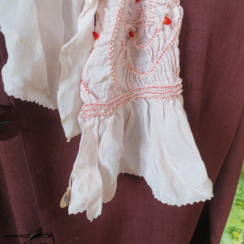 Shibori Spiralen Seiden Obiage