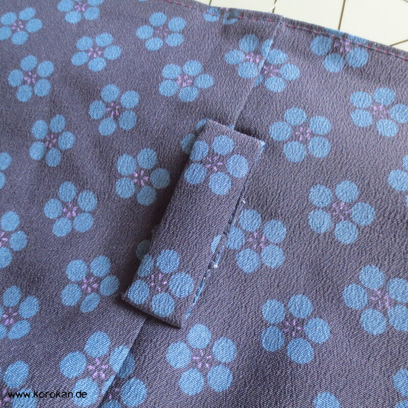 zweiteiliger Kimono, Dochugi + Wickelrock, Polyester