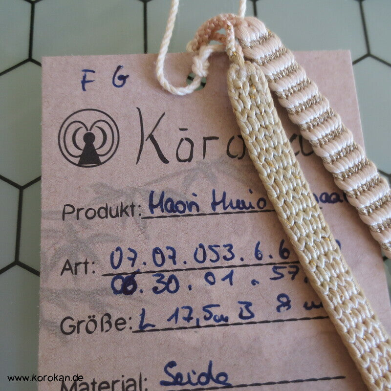 Haori Himo Un Paare - farbig mit Glitzer