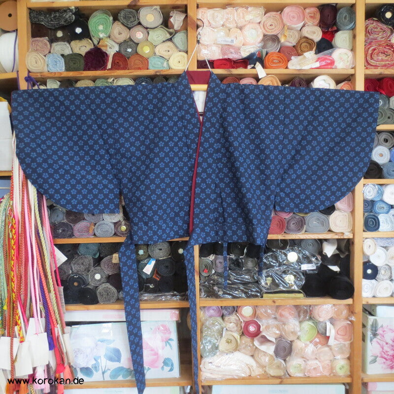 zweiteiliger Kimono, Dochugi + Wickelrock, Polyester