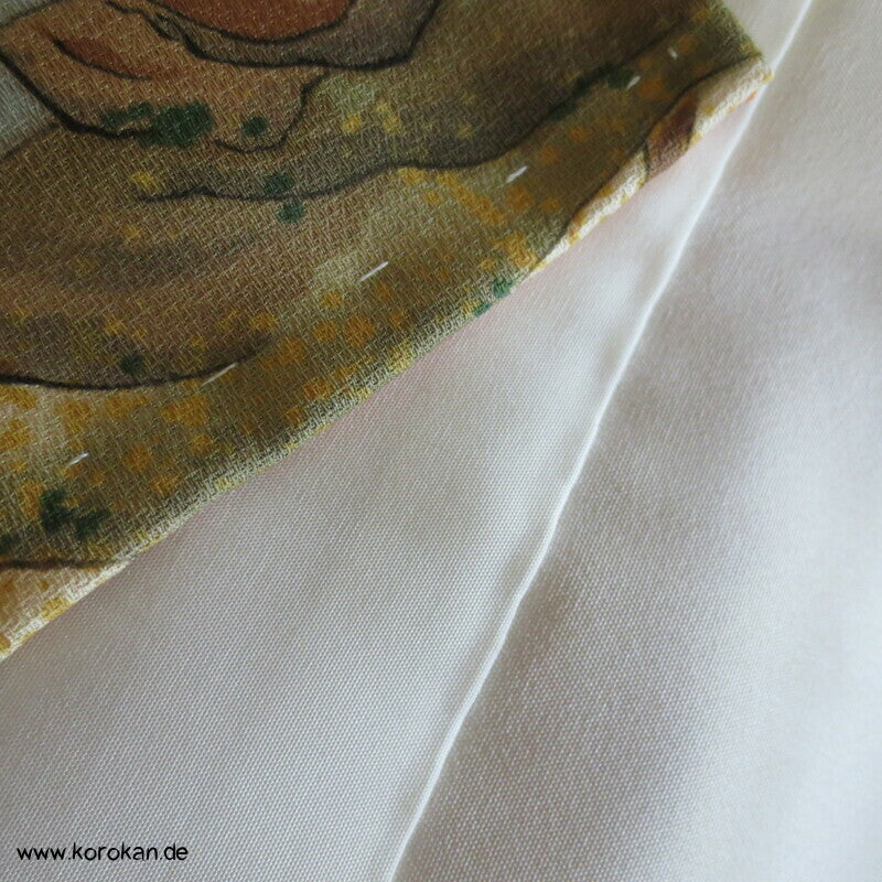 Szenen aus Genji Monogatari japanischer Komon Kimono Seide
