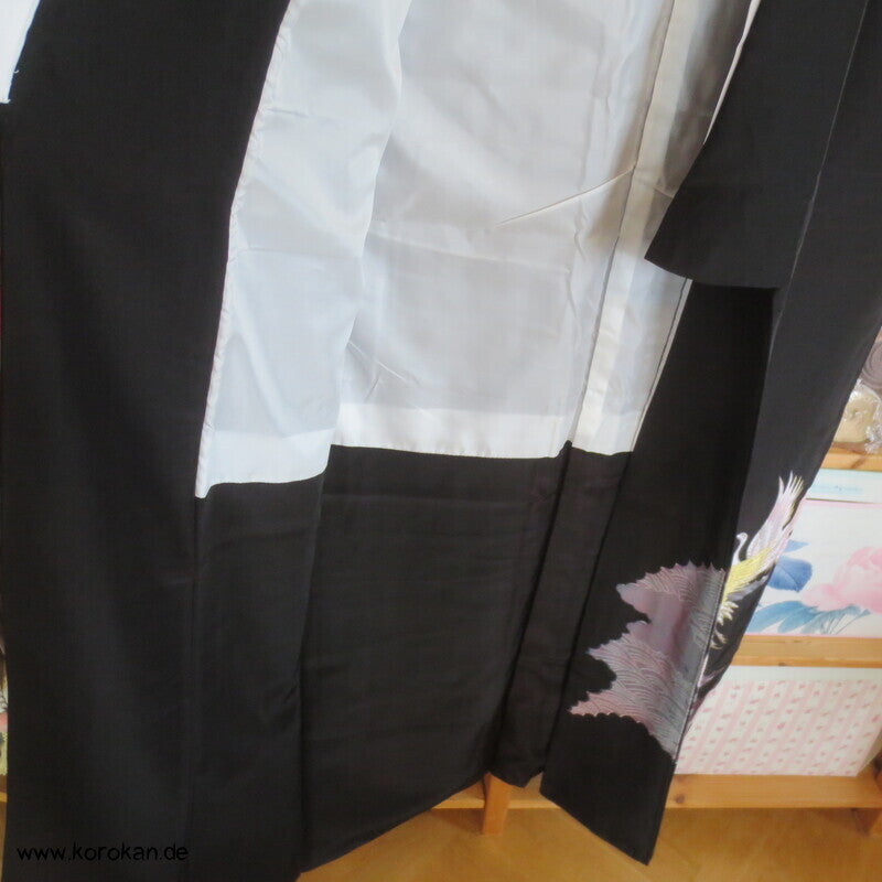 Kraniche, Goldgestickt Tomesode Kimono