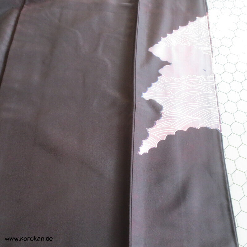 Kraniche, Goldgestickt Tomesode Kimono