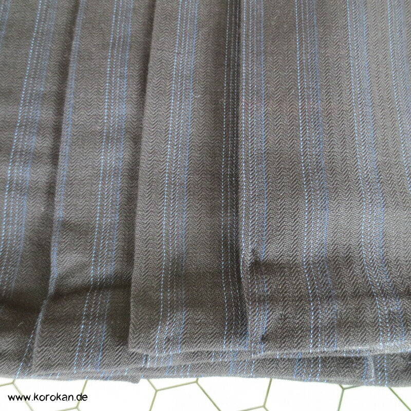 schwarz blaue Streifen Hakama - Andon - Rock - Typ - NEU