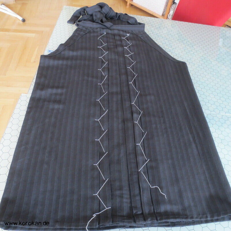 schwarz blaue Streifen Hakama - Andon - Rock - Typ - NEU