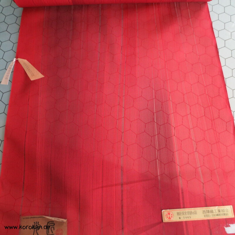 unregelmäßige Durchbruchstreifen Regenmantel Kimono Seide