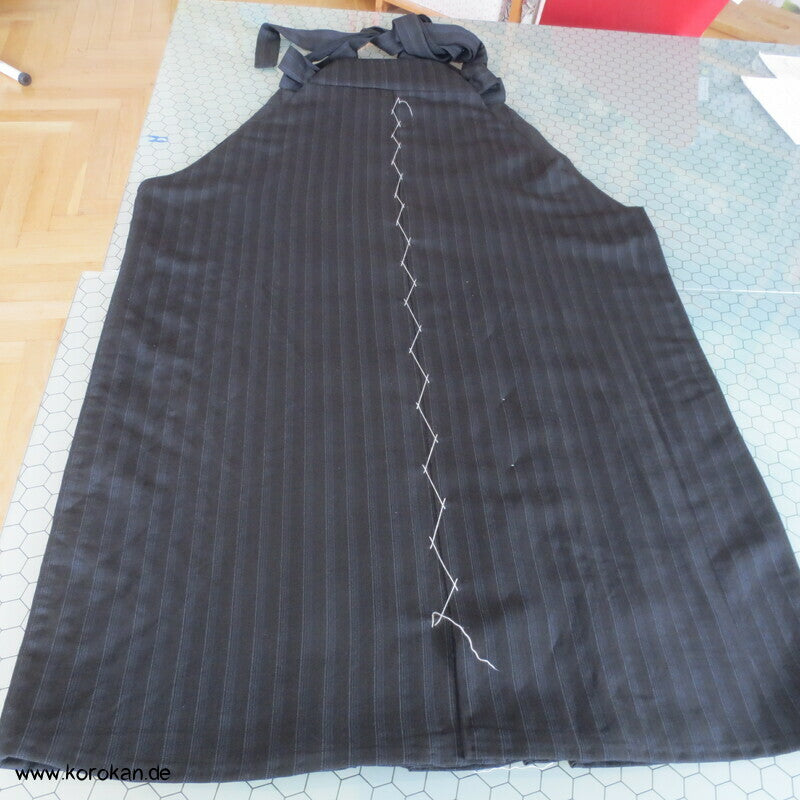 schwarz blaue Streifen Hakama - Andon - Rock - Typ - NEU