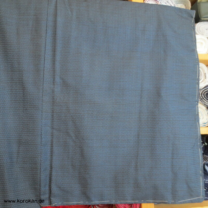 Adlerfutter Tsumugi Seiden blaue Haori
