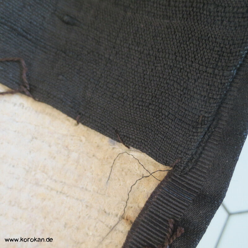 schwarzer Päonien Satin Nagoya Obi