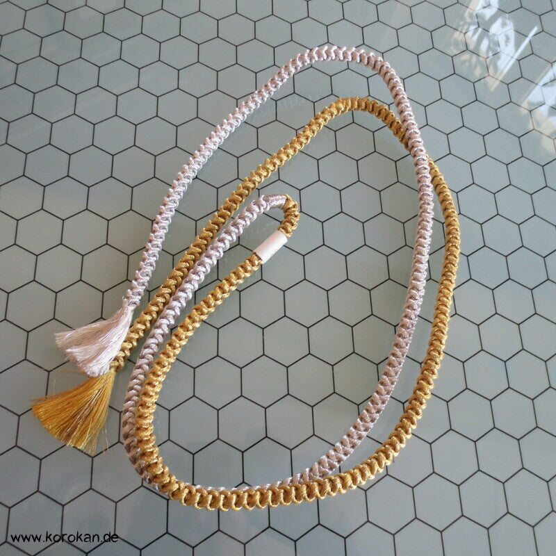 gold silber Kordel Obijime