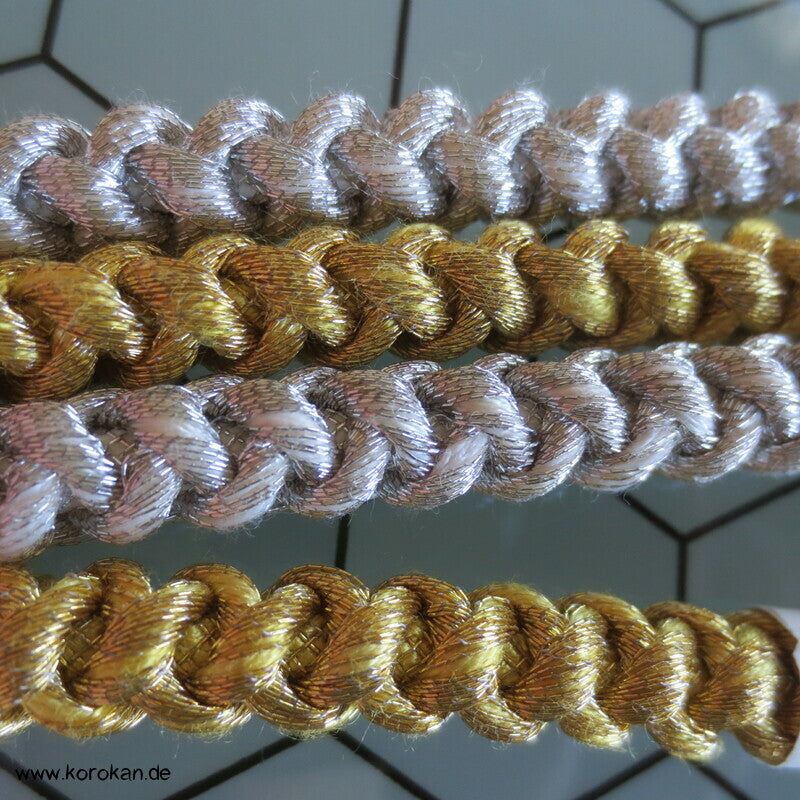 gold silber Kordel Obijime
