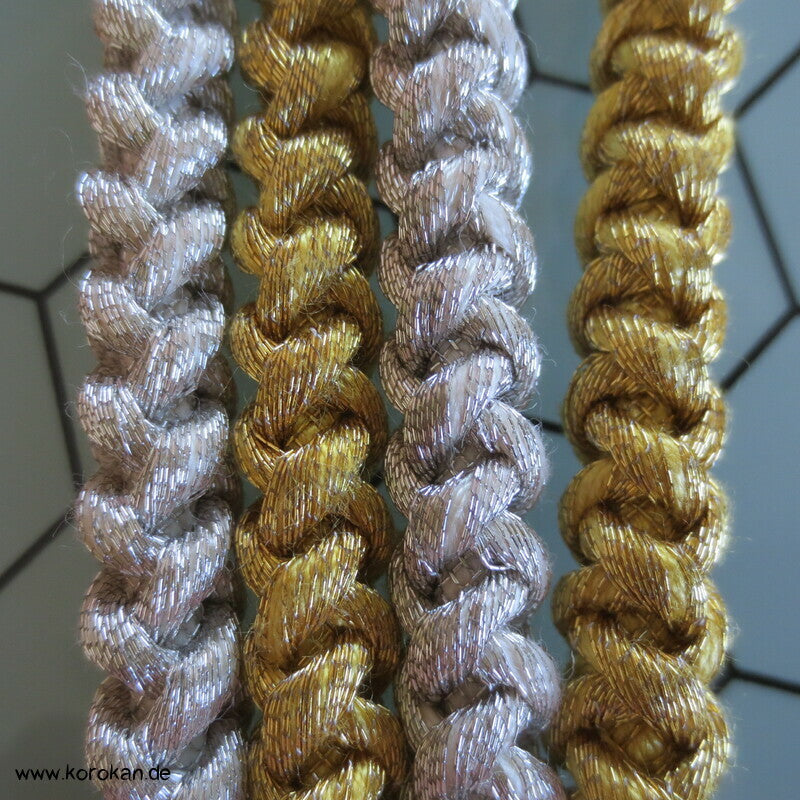 gold silber Kordel Obijime