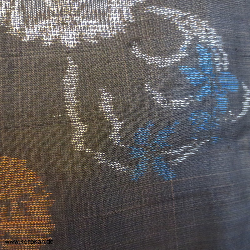Spiegelmuster Meisen Seiden Komon Kimono