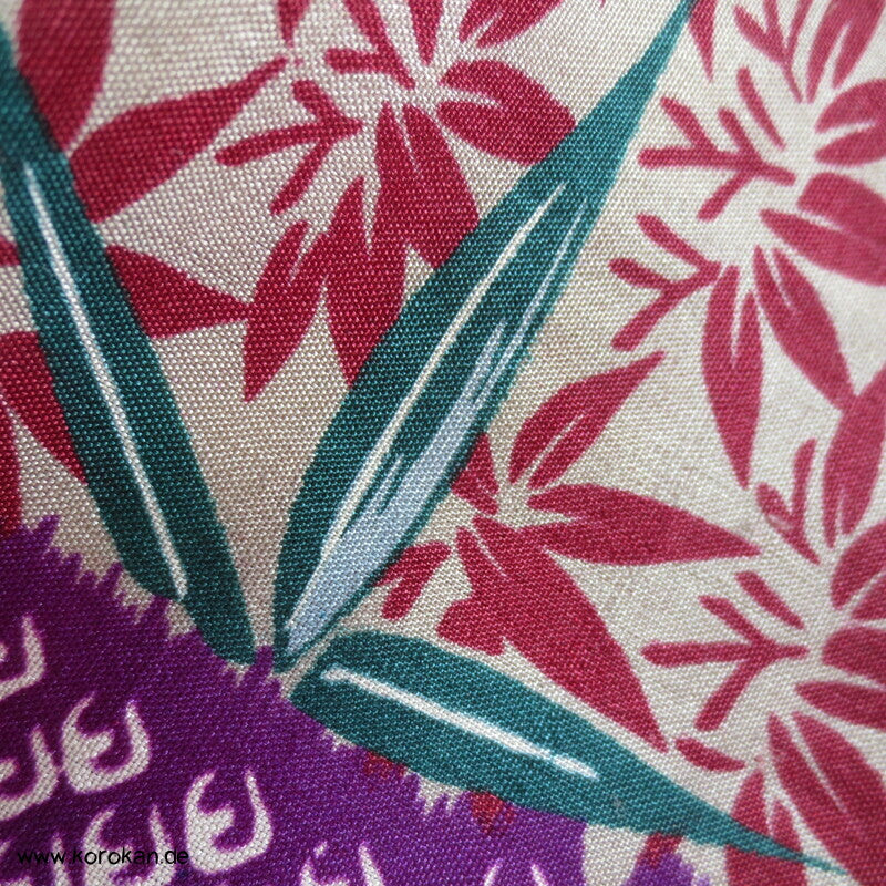 Bambus in vielen Formen antiker Komon Kimono