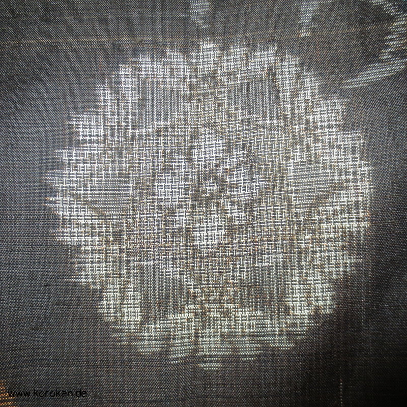 Spiegelmuster Meisen Seiden Komon Kimono