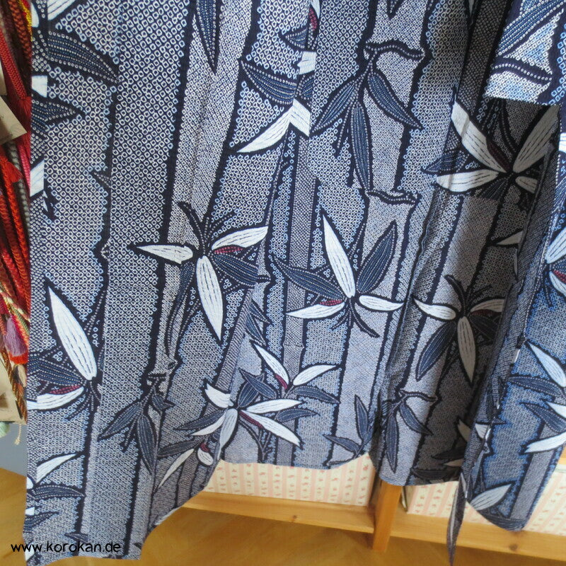Bambus Seersucker Yukata, reine Baumwolle