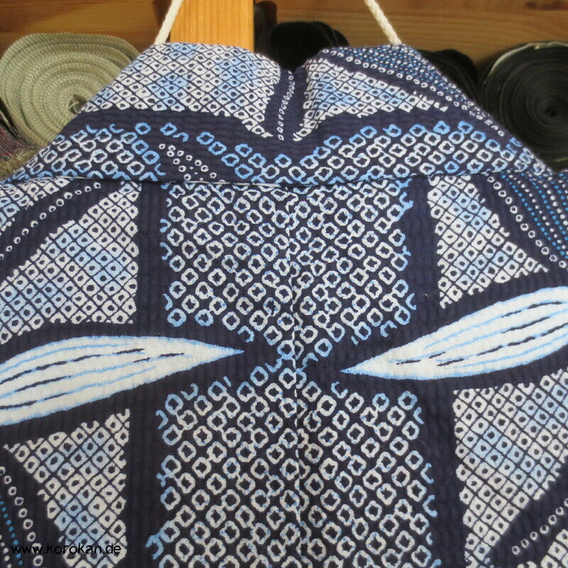 Bambus Seersucker Yukata, reine Baumwolle