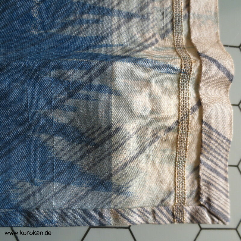 Bluebell Ballonblumen Meisen Hitoe Kimono, nur Material