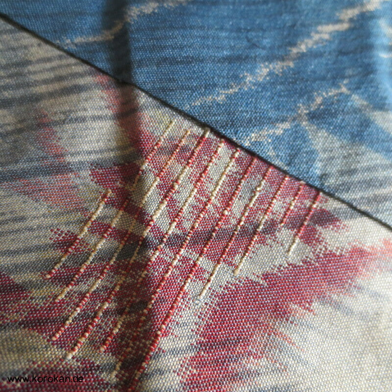 Bluebell Ballonblumen Meisen Hitoe Kimono, nur Material