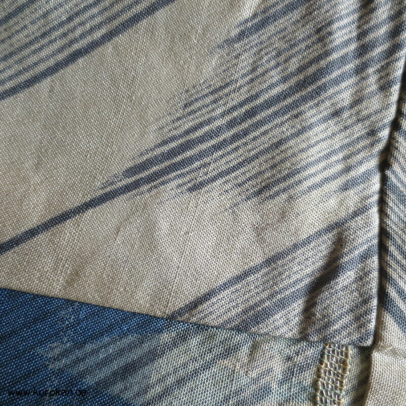 Bluebell Ballonblumen Meisen Hitoe Kimono, nur Material