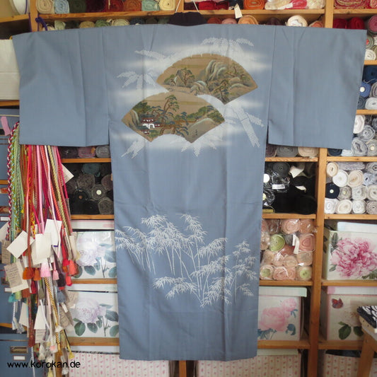 Synthetik Männer Juban Kimono, Fächer