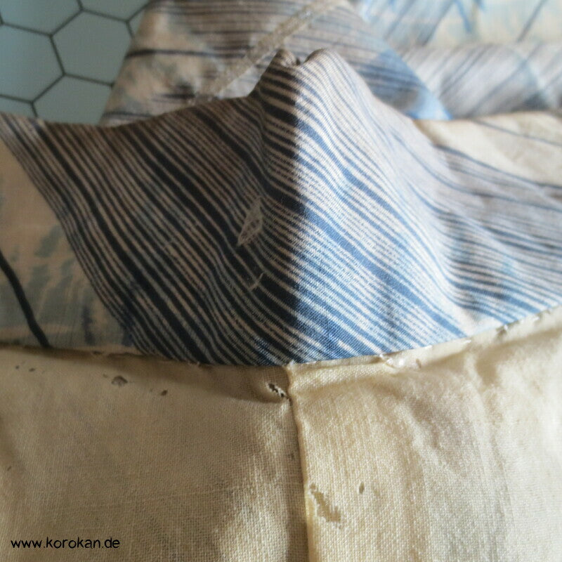 Bluebell Ballonblumen Meisen Hitoe Kimono, nur Material