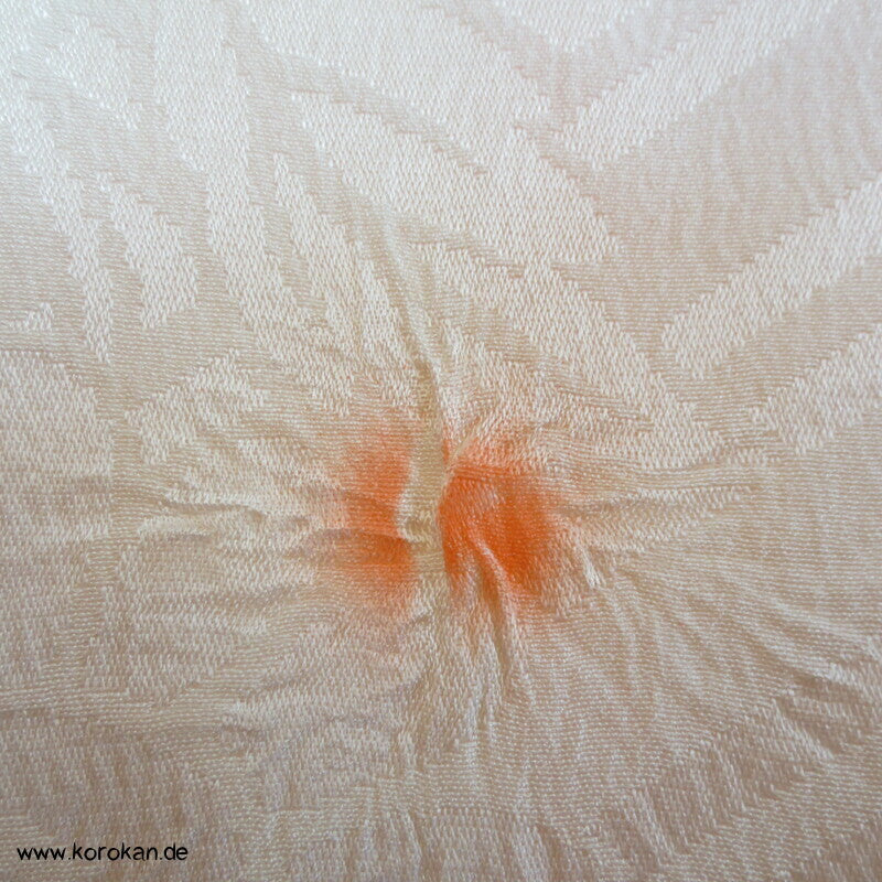 Shibori Elemente Seide Juban Unterkimono