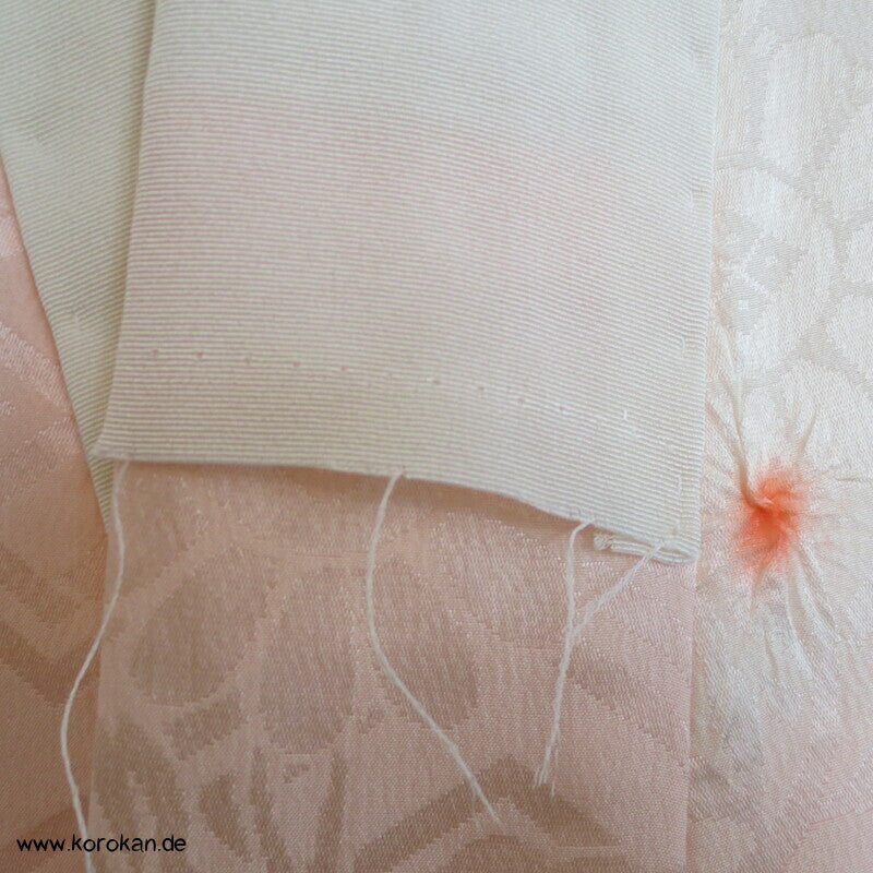Shibori Elemente Seide Juban Unterkimono
