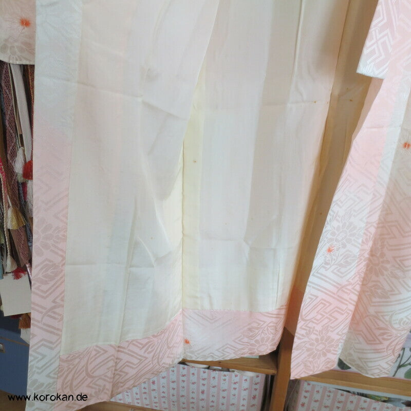 Shibori Elemente Seide Juban Unterkimono