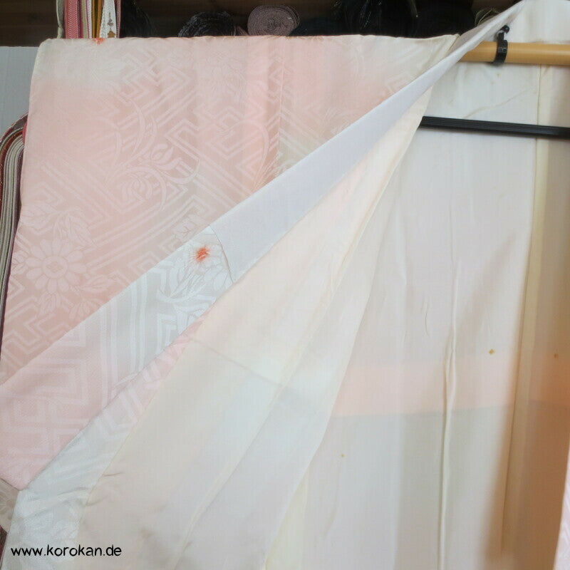 Shibori Elemente Seide Juban Unterkimono
