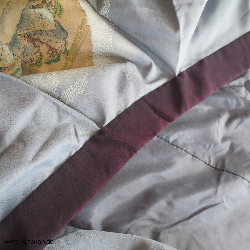 Synthetik Männer Juban Kimono, Fächer