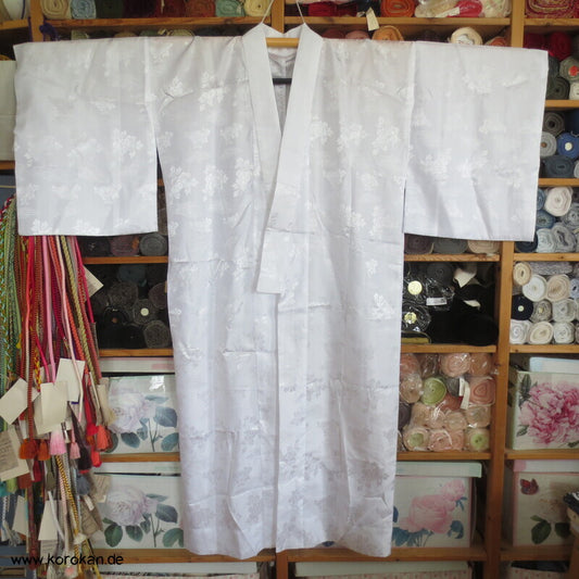 weißer Damast Juban Unter - Kimono