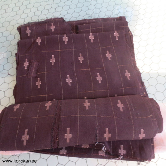 Kreuze gewebt in Organza Seide Araihari Haori und Monpe, antik