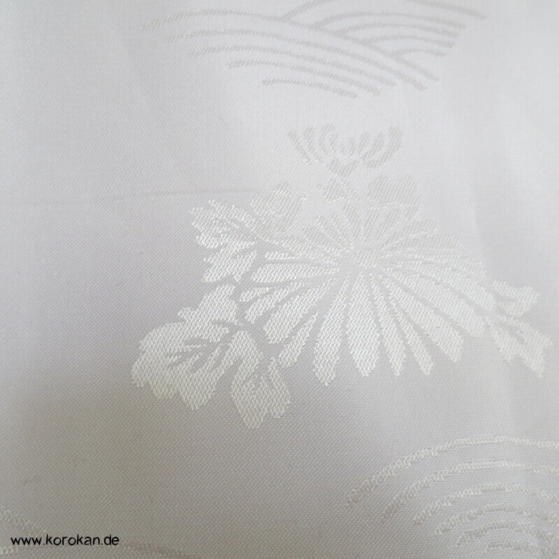 weißer Damast Juban Unter - Kimono