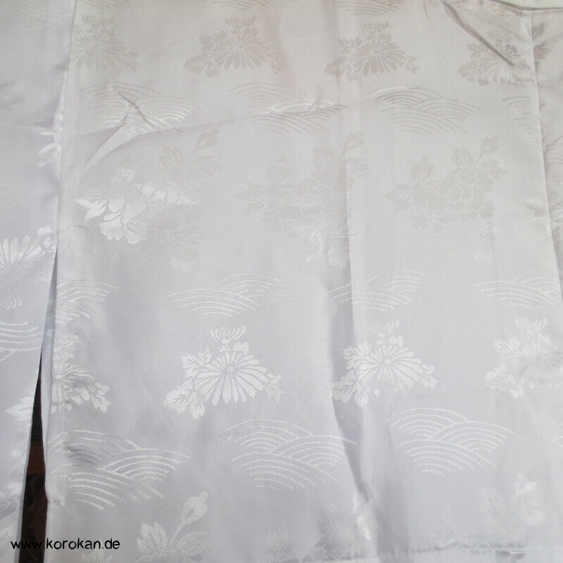 weißer Damast Juban Unter - Kimono