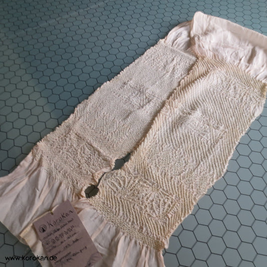 Shibori hautfarben, eng geknüpfter Obiage