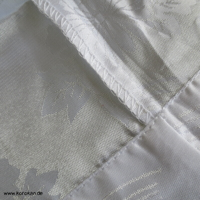 weißer Damast Juban Unter - Kimono