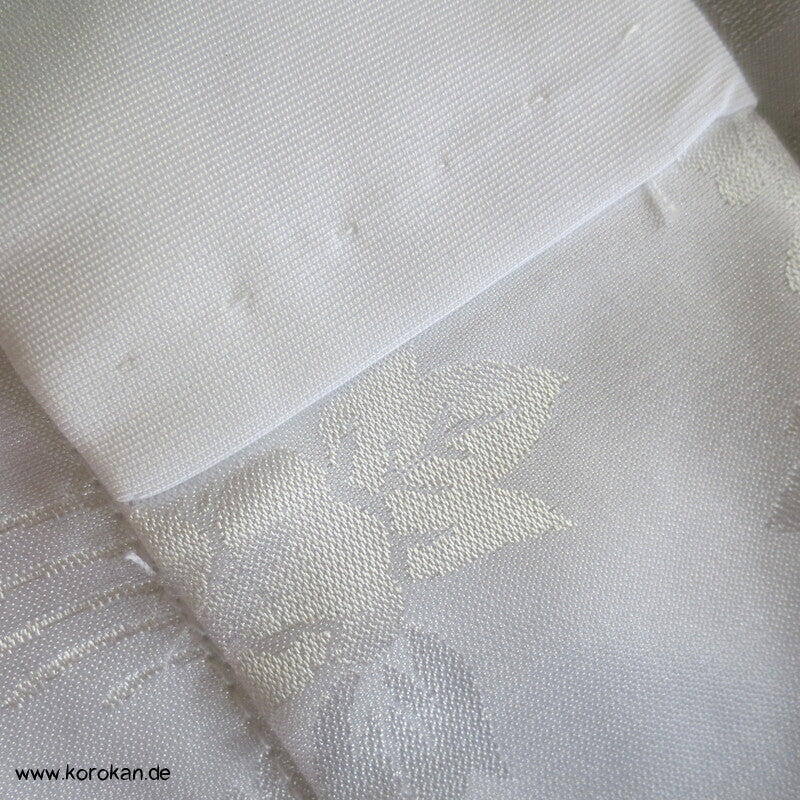 weißer Damast Juban Unter - Kimono