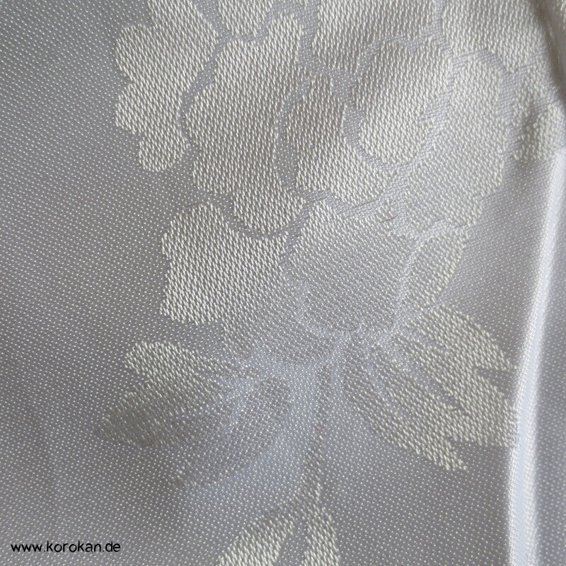 weißer Damast Juban Unter - Kimono